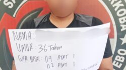 Polres Tebo Bekuk Pengedar Sabu Di Rimbo Bujang, 13 Paket Sabu Diamankan