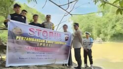 Kapolsek Sepauk IPTU Abdul Hadi Bersama Tim Gencar Lakukan Sosialisasi Larangan PETI
