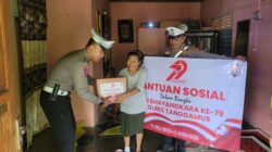 Sambut Hari Bhayangkara Ke-79, Satlantas Polres Tanggamus Gelar Baksos di Gisting