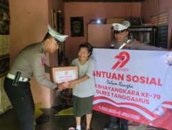Sambut Hari Bhayangkara Ke-79, Satlantas Polres Tanggamus Gelar Baksos di Gisting