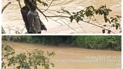 Kapolsek Sepauk Bersama Kanit Reskrim dan Anggotanya Tinjau Lokasi Diduga PETI, Namun Tidak Ditemukan Aktivitas Penambangan Tersebut