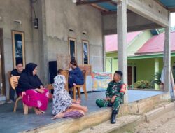 Pererat Silaturahmi, Babinsa Aktif Jalin Komsos dengan Warga Desa Binaan