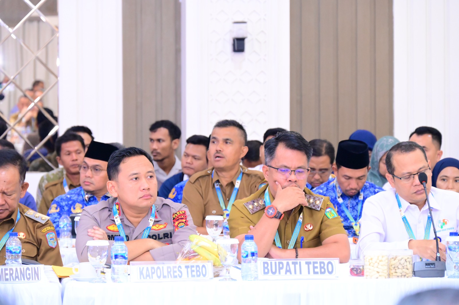 Kapolres Tebo AKBP Triyanto, S. I. K., S. H., M. H.  Menghadiri Rapat Koordinasi Lintas Sektoral Dalam Rangka Mendukung Program Ketahanan Pangan Nasional Di Wilayah Provinsi Jambi