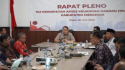 Bupati H M Syukur Buka Rapat Pleno TPAKD Merangin