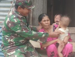 Babinsa Koramil 0420-02/Ma limun Cek Kondisi Anak Stunting di Wilayah Binaan