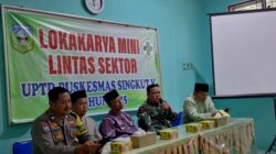 Babinsa Koramil 02/ limun Kodim 0420/Sarko Serka Sutaryo Hadiri Undangan lokakarya Mini di Puskesmas Singkut