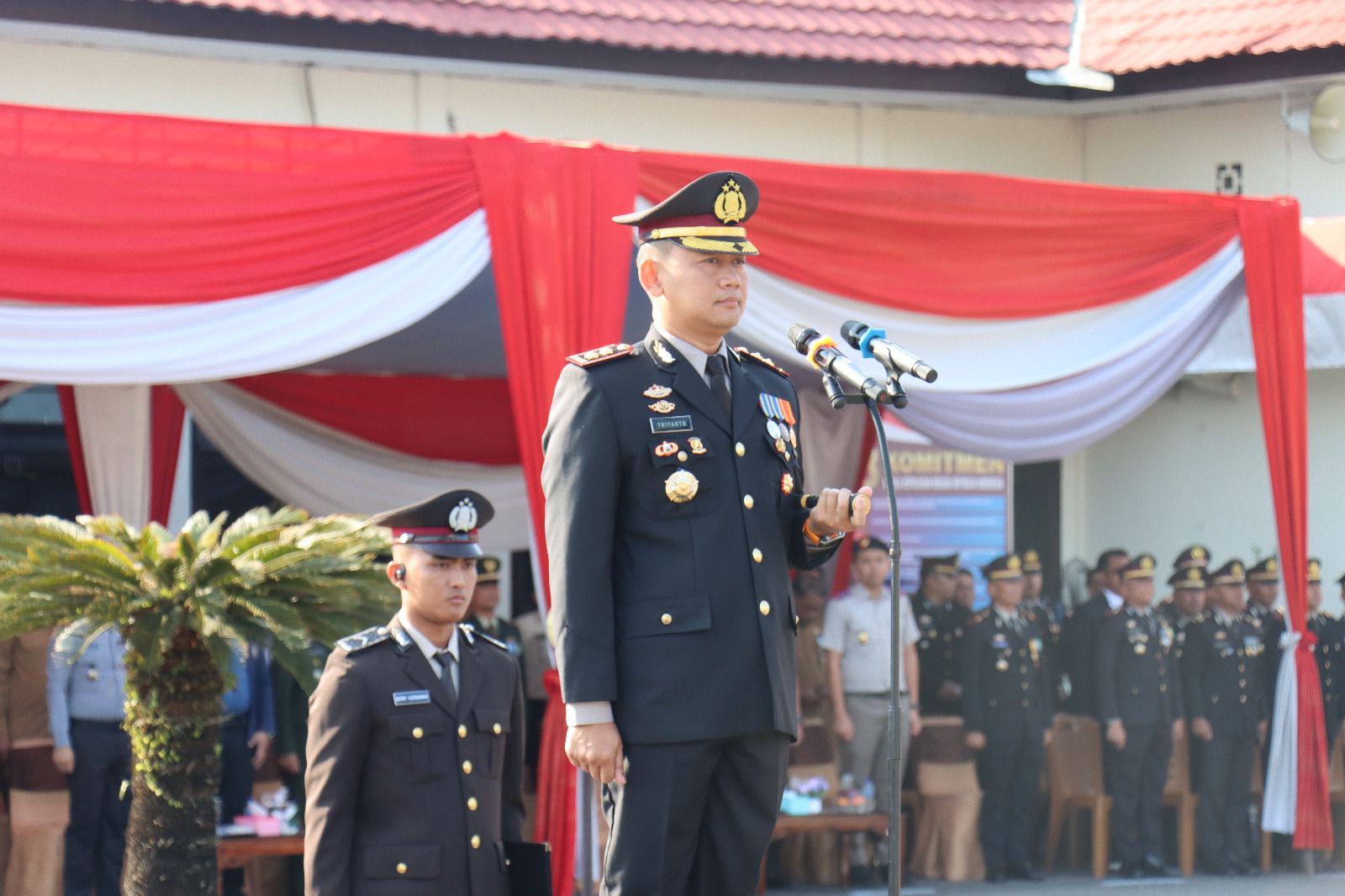 Polri Untuk Masyarakat, Kapolres Tebo Pimpin Upacara Hari Bhayangkara Ke-79