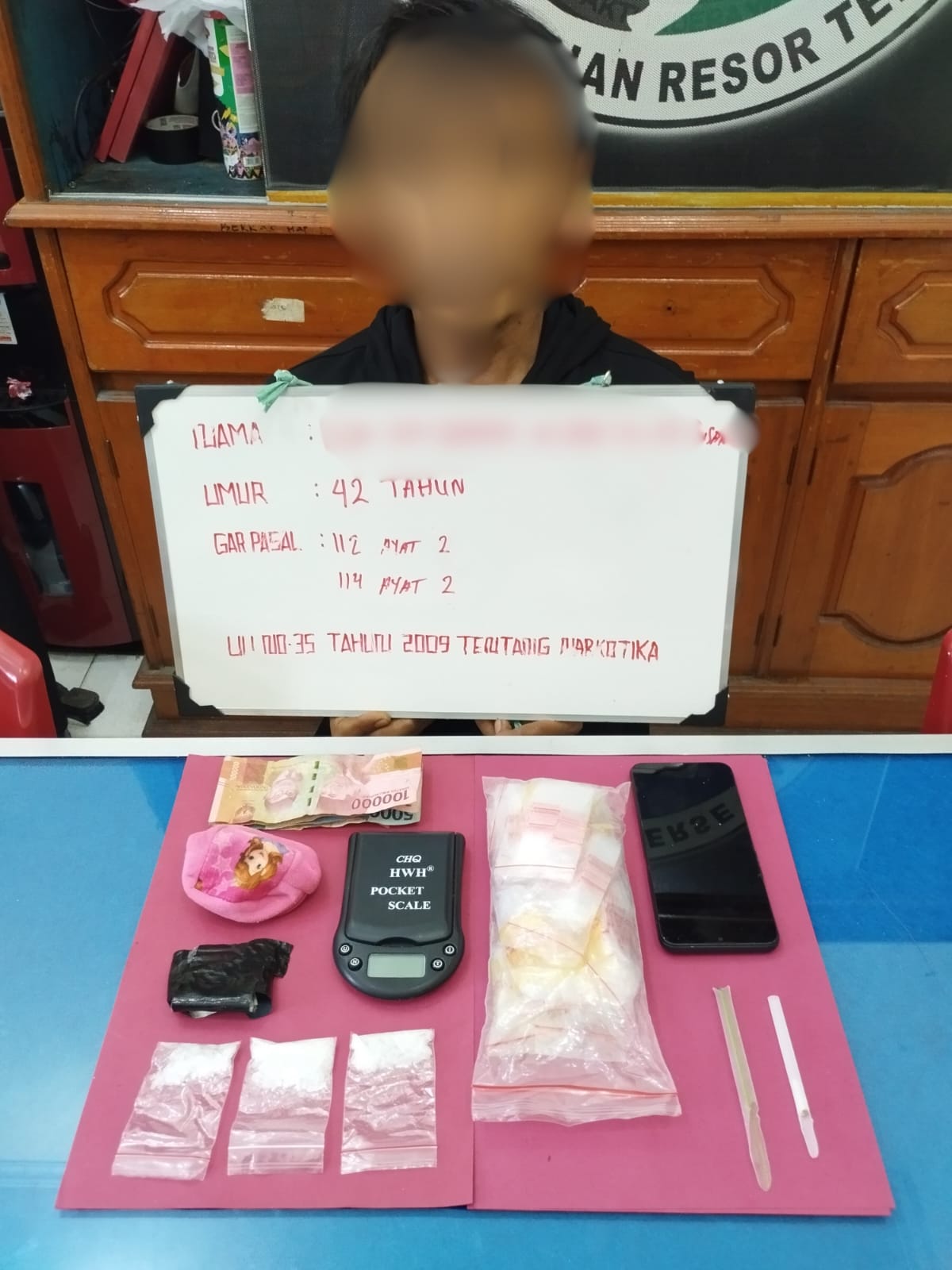 Residivis Kasus Narkoba Kembali Diamankan Satresnarkoba Polres Tebo