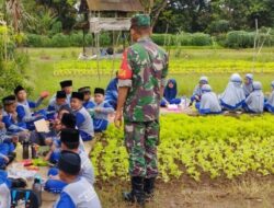 Tanamkan Disiplin Sejak Dini, Babinsa Ajak Anak TK Jadi Generasi Tangguh