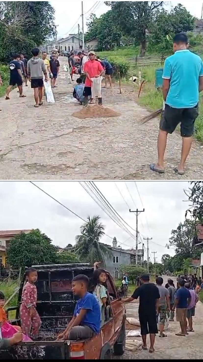 Kerja Bakti Dan Gotong Royong Masyarakat Di Kelurahan Mekar Jaya