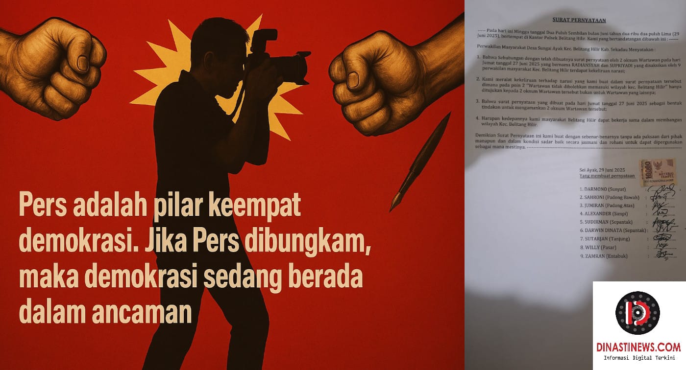 Dugaan Kasus Intimidasi dan Persekusi Wartawan di Sungai Ayak Diduga Terkait Aktivitas Ilegal dari 9 Cukong Besar