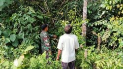 Sertu Heppy Rifaki laksanakan Sosialisasi tentang Karhutla di Desa Gurun
