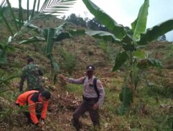 Sertu N Evi untoro rutin melaksanakan patroli dan sosialisasi stop Karhutla kepada masyarakat,