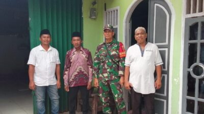 Jalin Silaturahmi, Babinsa Aktif Laksanakan Komunikasi Sosial dengan Warga