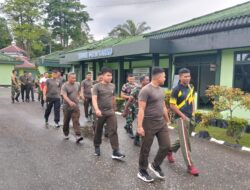 Kebersamaan yang Menghangatkan Pagi Mendung: Dandim 0420/Sarko dan Anggota Gelar Olahraga Bersama*