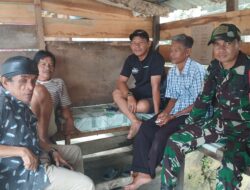 Aktif Jalin Komsos dengan Warga Pematang Kandis, Perkuat Sinergi TNI-Rakyat