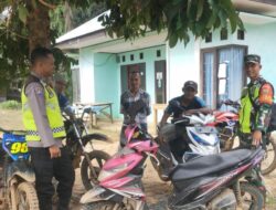 Bahaya Karhutla, Laksanakan Komsos Bersama Bhabinkamtibmas