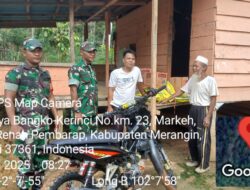 Jalin Keakraban dengan Kepala Desa Markeh Lewat Komsos