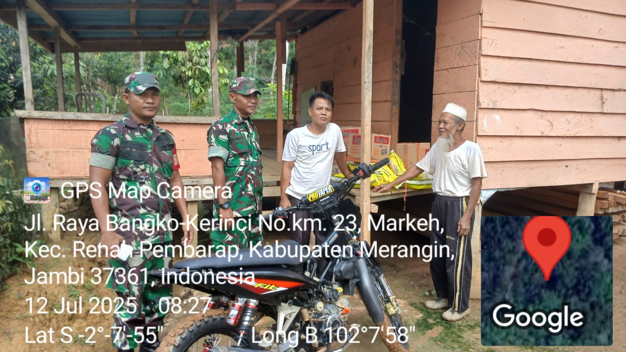 Jalin Keakraban dengan Kepala Desa Markeh Lewat Komsos