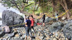 Polsek Limau dan Inafis Polres Tanggamus Identifikasi Mayat Pria Tanpa Kepala di Pantai Cukuh Pandan