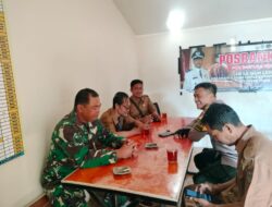 Tingkatkan Sinergi dan Keamanan Desa, Babinsa Komsos Bersama Bhabinkamtibmas