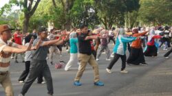 Ribuan Pegawai Pemkab Merangin Ikuti Senam Jumat Sehat
