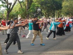 Ribuan Pegawai Pemkab Merangin Ikuti Senam Jumat Sehat