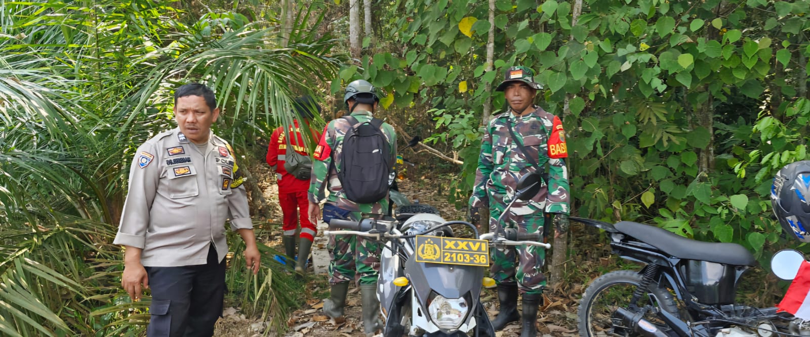 Cegah Karhutla, Babinsa Gelar Patroli di Lahan Rawan Kebakaran