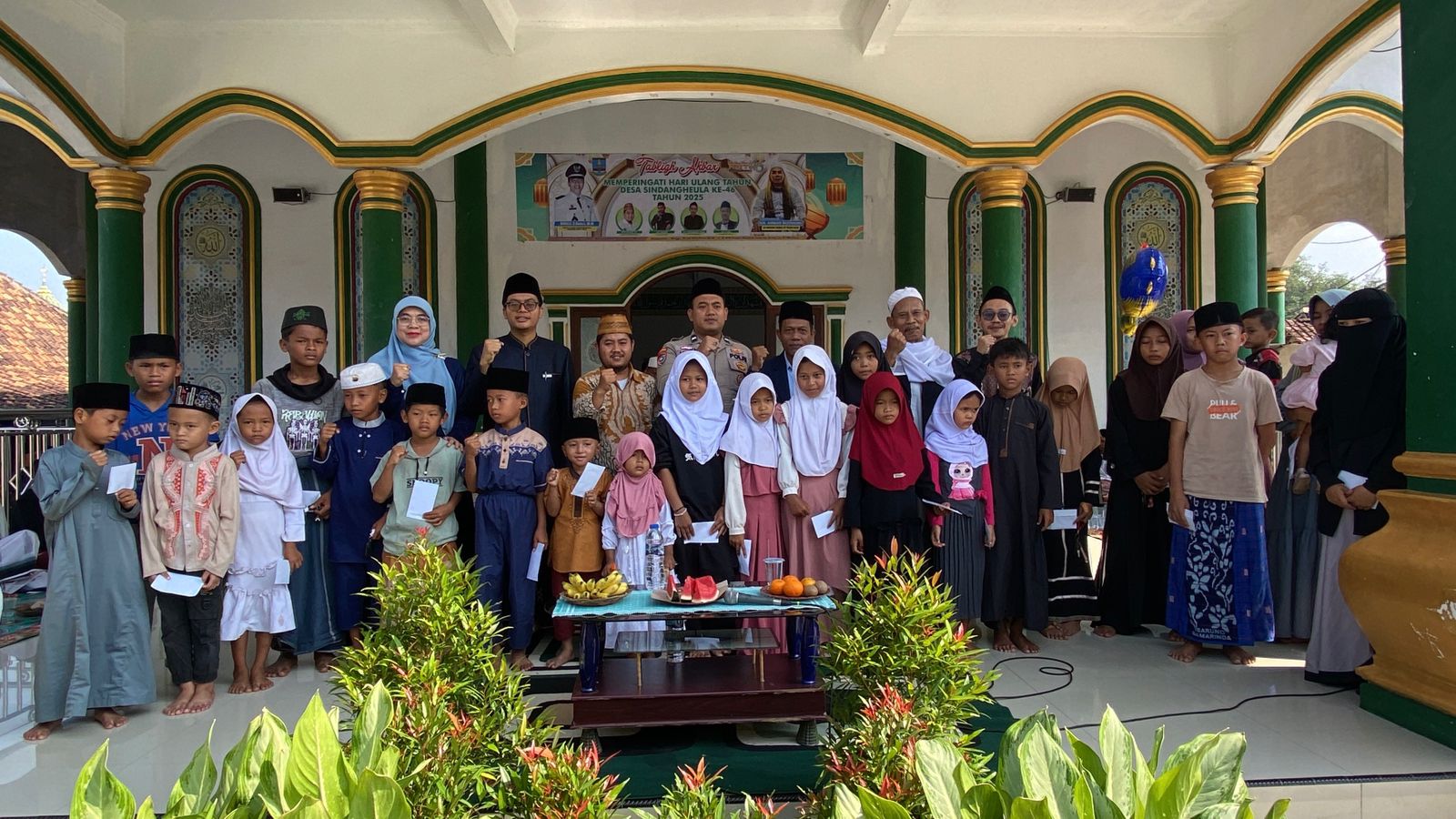 Semarak HUT ke-46 desa sindangheula di awali dengan tabligh Akbar di kampung benoa lor
