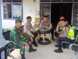 Babinsa Koramil 420-08/Tabir, Sertu Edy syafriyanto, Laksanakan Komsos Bersama Bhabjnkamtibmas dan warga binaan di Sinar gading Kecamatan Tabir Selatan