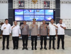 Personil Polres Merangin Mengikuti Sosiasilasi Pembinaan dan Pengawasan Etika Profesi Polri Dari Bidpropam Polda Jambi