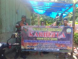 Gencar Sosialisasikan Bahaya Karhutla di Desa