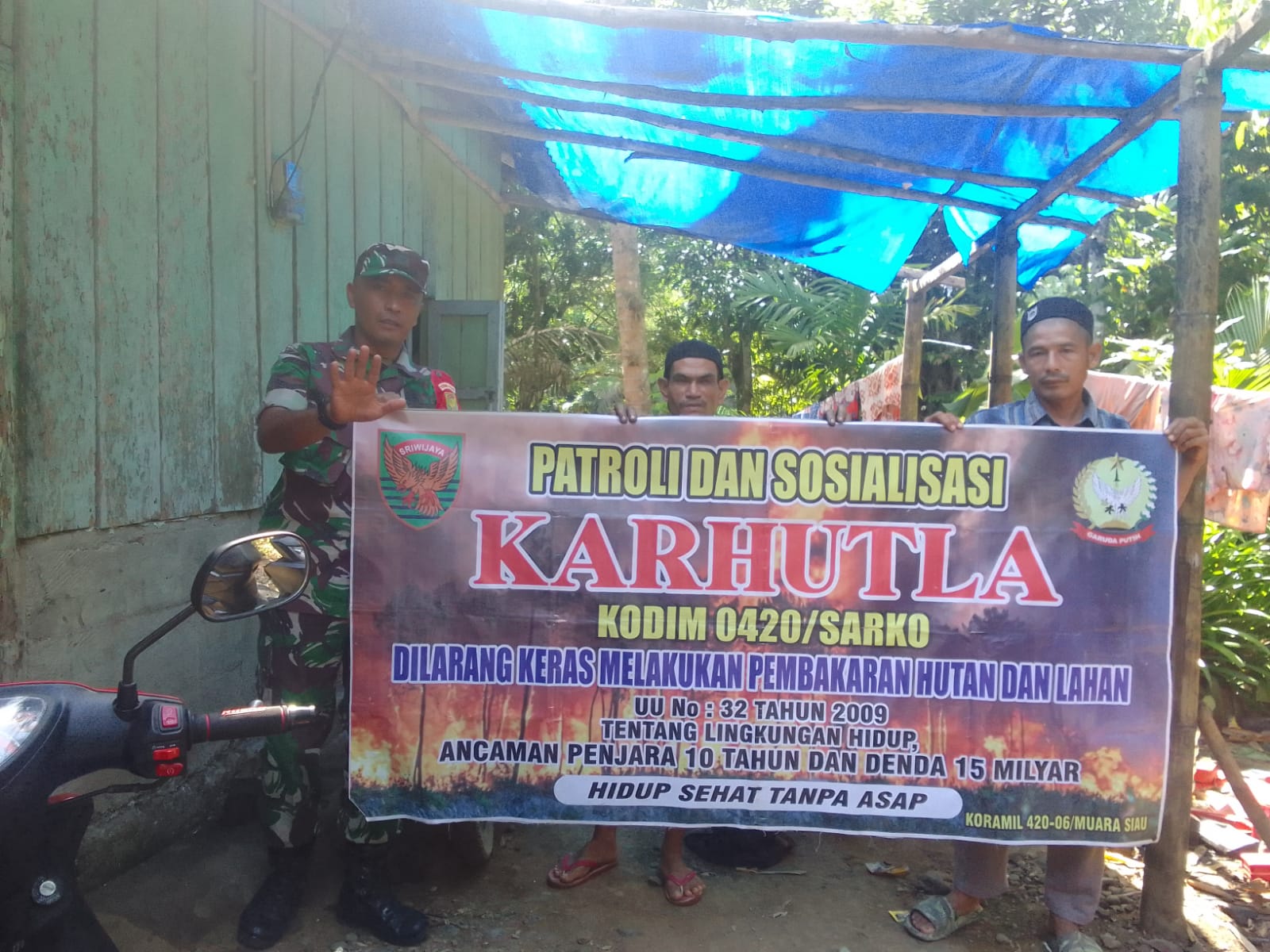 Gencar Sosialisasikan Bahaya Karhutla di Desa