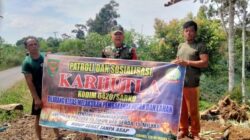 TNI dan Warga Bersinergi Cegah Kebakaran Hutan di Musim Kemarau