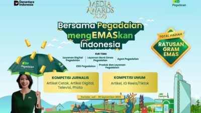 Pegadaian Media Awards Kembali Hadir, Siap-Siap Rebut Total Hadiah Ratusan Gram Emas!