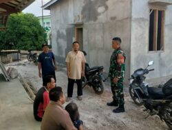 Pererat Hubungan dengan Warga, Babinsa Gelar Komsos di Desa