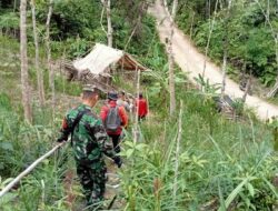 Babinsa Lakukan Pemantauan Gulbencal di Pastikan Wilayah Aman dan Kondusif