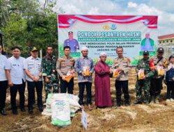 Penanaman Jagung Bersinergi Dengan Ponpes, Bukti Nyata Seluruh Komponen Bangsa Wujudkan Swasembada Pangan.