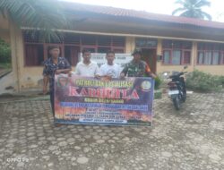 Peltu Zulhendri Laksanakan Patroli dan Sosialisasi Pencegahan Karhutla di Desa Sekancing Ulu