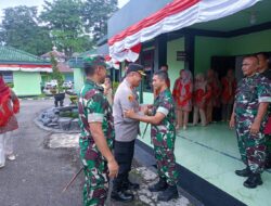 Kapolres Sarolangun Kunjungan Kerja dan Silaturahmi ke Kodim 0420 Sarko.