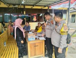 Polres Sarolangun Gelar Gerakan Pangan Murah, Sediakan 400 Karung Beras Murah untuk Warga Sarolangun Rp.12.000,-.