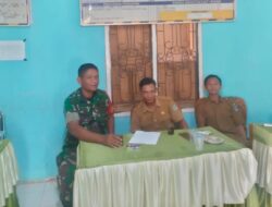 Pererat Sinergi, Babinsa Jalin Komsos dengan Perangkat Desa Tanjung Ilir