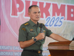 Kasrem 042/Gapu Tanamkan Semangat Bela Negara kepada Mahasiswa Baru Universitas Jambi 2025