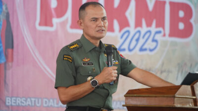 Kasrem 042/Gapu Tanamkan Semangat Bela Negara kepada Mahasiswa Baru Universitas Jambi 2025