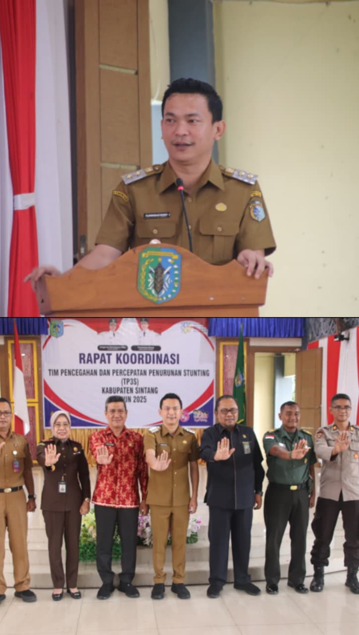 Angka Stunting Malah Naik, Wabup Sintang Semangati Jajaran Pemkab Sintang Untuk Terus Bekerja
