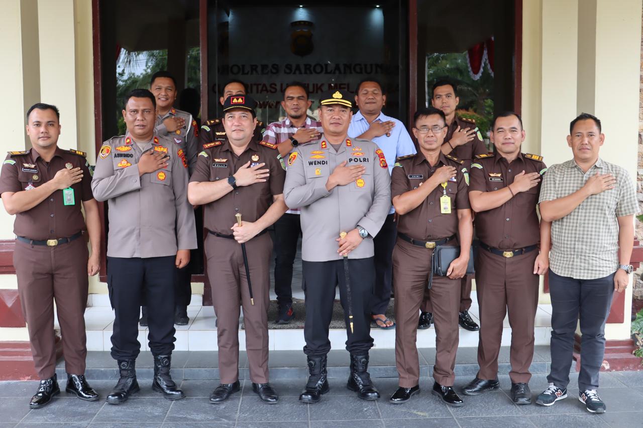 Kapolres Sarolangun Terima Kunjungan Perdana Kajari Sarolangun.