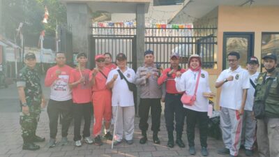 Bhabinkamtibmas Makasar Hadir Dalam Jalan Sehat RW 02