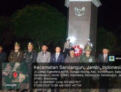 Dandim 0420/Sarko Hadiri Apel Kehormatan Renungan Suci Peringatan HUT RI ke-80 di Sarolangun