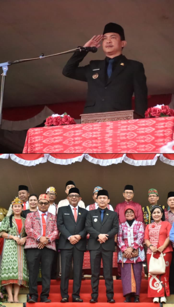 Wabup Sintang Jadi Irup Penurunan Bendera Merah Putih di Stadion Baning Sintang