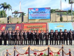 Polres Tanggamus Gelar Upacara HUT Ke-80 Kemerdekaan RI